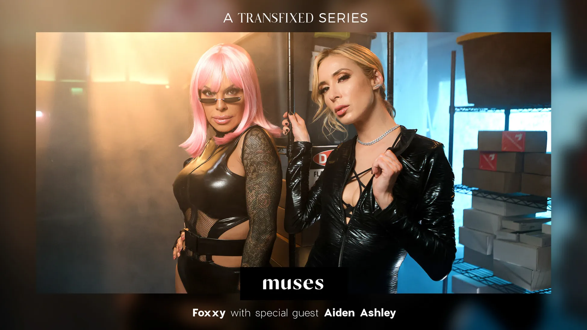 Transfixed – MUSES: TS Foxxy – Aiden Ashley & TS Foxxy
